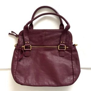 Presa 100% Italian Leather Triple Compartment Bag